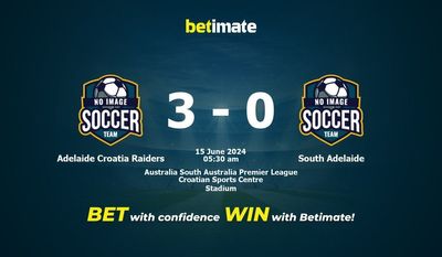 Adelaide Croatia Raiders vs South Adelaide Prediction, Odds & Betting Tips 06/15/2024
