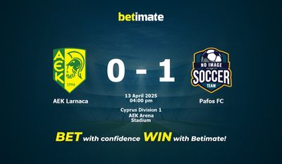 AEK Larnaca vs Pafos FC Prediction, Odds & Betting Tips 04/13/2025