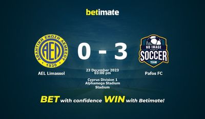 AEL Limassol vs Pafos FC التوقعات، الاحتمالات ونصائح الرهان 23/12/2023