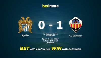 Aguilas vs CD Castellon Prediction, Odds & Betting Tips 10/30/2024