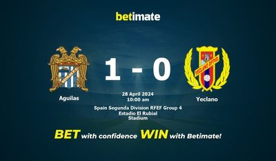Aguilas vs Yeclano Prediction, Odds & Betting Tips 04/28/2024