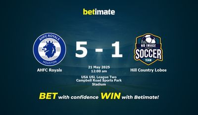 AHFC Royals vs Hill Country Lobos Prediction, Odds & Betting Tips 05/21/2025