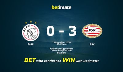 Prediksi, Peluang & Tips Taruhan Ajax vs PSV 02/11/2024