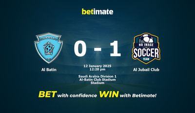 Al Batin vs Al Jubail Club Prediction, Odds & Betting Tips 01/12/2025
