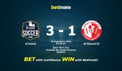 Al Duhail vs Al-Shamal SC Ennuste, kertoimet ja vedonlyöntivinkit 10.9.2023