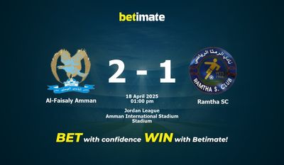 Al-Faisaly Amman vs Ramtha SC Prediction, Odds & Betting Tips 04/18/2025