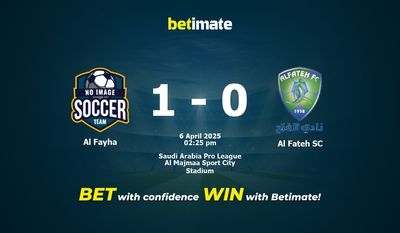 Al Fayha vs Al Fateh SC Prediction, Odds & Betting Tips 04/06/2025
