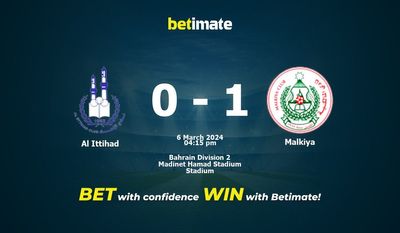 Al Ittihad vs Malkiya Prediction, Odds & Betting Tips 03/06/2024