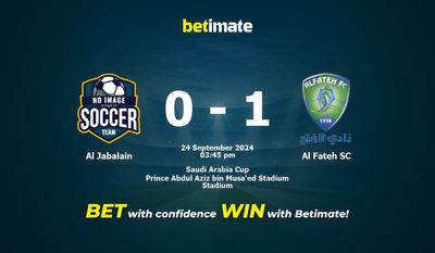 Al Jabalain vs Al Fateh SC Prediction, Odds & Betting Tips 09/24/2024