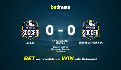 Al-Jalil vs Shabab Al-Aqaba SC Prediction, Odds & Betting Tips 08/17/2023