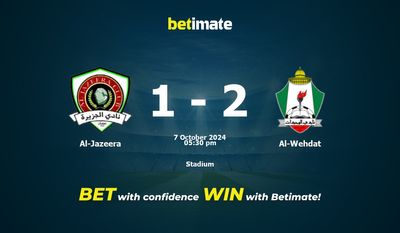 Al-Jazeera vs Al-Wehdat Prediction, Odds & Betting Tips 10/07/2024