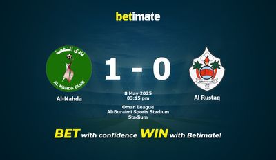 Al-Nahda vs Al Rustaq Prediction, Odds & Betting Tips 05/08/2025