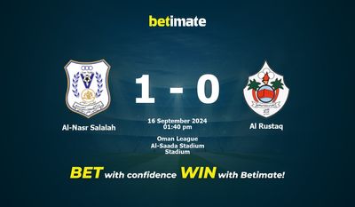 Al-Nasr Salalah vs Al Rustaq Prediction, Odds & Betting Tips 09/16/2024