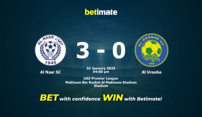 Al Nasr SC vs Al Urooba Pronostici, quote e consigli sulle scommesse 31/01/2025