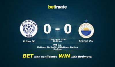 Al Nasr SC vs Sharjah SCC Pronostici, quote e suggerimenti per le scommesse 18/10/2024