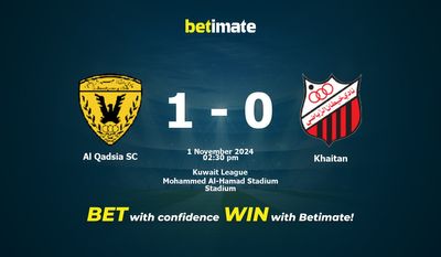 Dự đoán Al Qadsia SC vs Khaitan, Tỷ lệ cược & Mẹo cá cược 11/01/2024