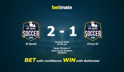 Al Qanah vs Proxy SC Prediction, Odds & Betting Tips 04/30/2025