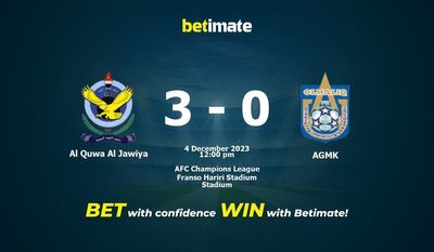 Al Quwa Al Jawiya vs AGMK Prediction, Odds & Betting Tips 12/04/2023