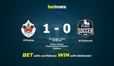 Al Rustaq vs Al Khaburah Prediction, Odds & Betting Tips 10/30/2024