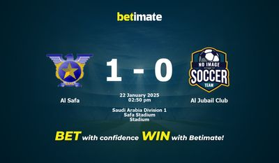 Al Safa vs. Al Jubail Club – Vorhersage, Quoten und Wetttipps 22.01.2025