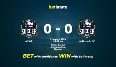 Al Salt vs Al Hussein SC Prediction, Odds & Betting Tips 08/11/2023