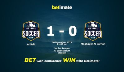 Al Salt vs Moghayer Al Sarhan 预测、赔率和投注技巧 12/20/2023