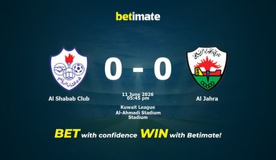 Al Shabab Club vs Al Jahra Prediction, Odds & Betting Tips 06/11/2026