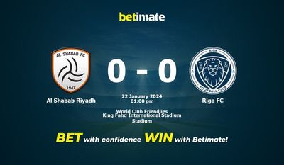 الشباب الرياض vs Riga FC التوقعات، الاحتمالات ونصائح الرهان 22/01/2024