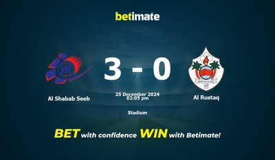Al Shabab Seeb vs Al Rustaq Prediction, Odds & Betting Tips 12/25/2024