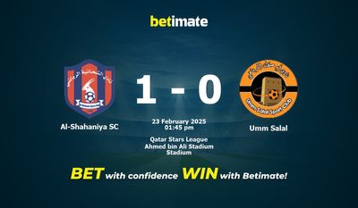 Predicción, probabilidades y consejos de apuestas para Al-Shahaniya SC vs Umm Salal 23/02/2025