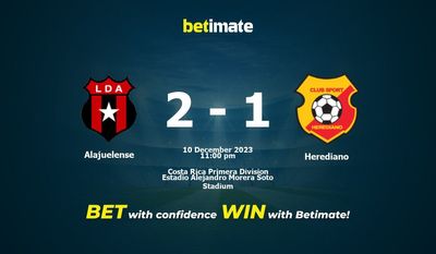 Alajuelense vs Herediano Prediction, Odds & Betting Tips 12/10/2023
