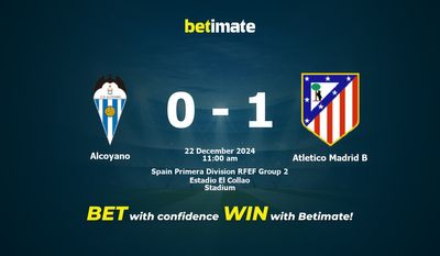 Alcoyano vs Atletico Madrid B Pronostic, cotes et conseils de paris 22/12/2024