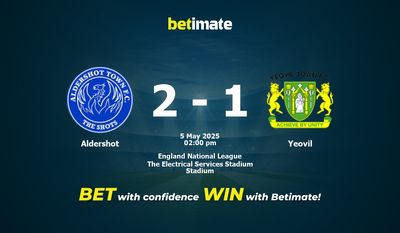 Aldershot vs Yeovil Prediction, Odds & Betting Tips 05/05/2025