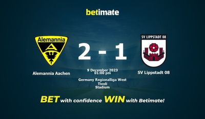 Alemannia Aachen vs SV Lippstadt 08 Prediction, Odds & Betting Tips 12/09/2023