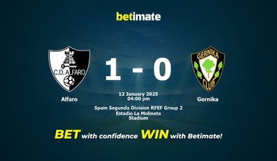Predicción Alfaro vs Gernika, Cuotas y Consejos de Apuestas 01/12/2025