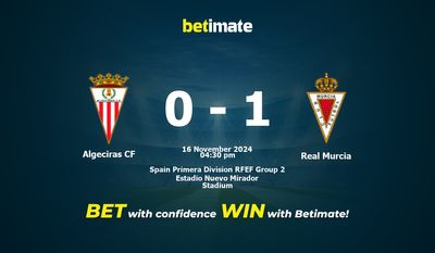 Algeciras CF vs Real Murcia Pronostic, cotes et conseils de paris 16/11/2024