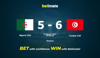 Algeria U20 vs Tunisia U20 Prediction, Odds & Betting Tips 03/23/2024