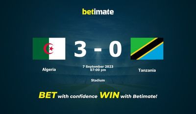 Algeria vs Tanzania Prediction, Odds & Betting Tips 09/07/2023