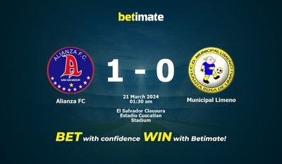 Alianza FC vs Municipal Limeno Prediction, Odds & Betting Tips 03/21/2024