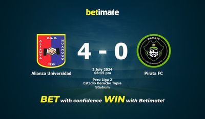 Alianza Universidad vs Pirata FC Prediction, Odds & Betting Tips 07/02/2024