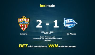 ألميريا vs CD Alaves التوقعات، الصعاب ونصائح الرهان 26/01/2024