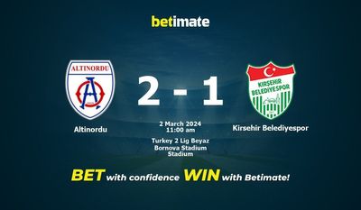 Altinordu vs Kirsehir Belediyespor 预测、赔率和投注技巧 03/02/2024