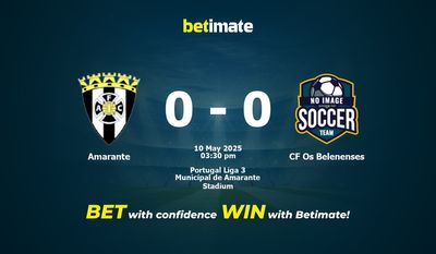 Amarante vs CF Os Belenenses Prediction, Odds & Betting Tips 05/10/2025