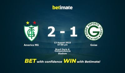 America MG vs Goias Prediction, Odds & Betting Tips 08/13/2023