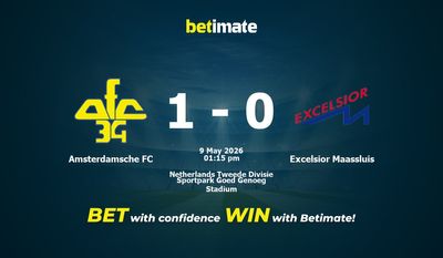 Amsterdamsche FC vs Excelsior Maassluis Prediction, Odds & Betting Tips 05/09/2026