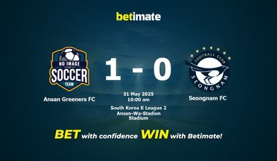 Ansan Greeners FC vs Seongnam FC Prediction, Odds & Betting Tips 05/31/2025