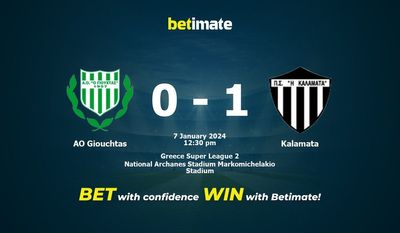 AO Giouchtas vs Kalamata التوقعات، الصعاب ونصائح الرهان 07/01/2024