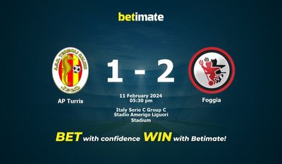 AP Turris vs Foggia التوقعات، الاحتمالات ونصائح الرهان 11/02/2024