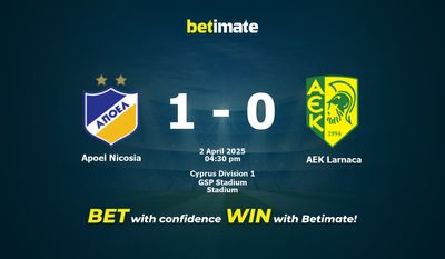 Apoel Nicosia vs AEK Larnaca Prediction, Odds & Betting Tips 04/02/2025