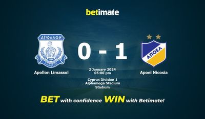 Apollon Limassol vs Apoel Nicosia التوقعات، الصعاب ونصائح الرهان 01/02/2024